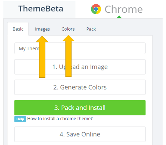Google Chrome custom theme कैसे बनाये